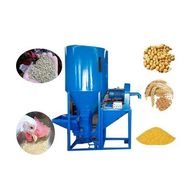 ποιότητας  Poultry and Livestock 1000KG/Batch Corn Wheat Soybean Grain Feed Poultry Farm Mixing Grinding Equipment εργοστάσιο